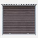 Chenil MKS en composite WPC - ETERNA - 2 x 2 m - Faade en barreaux - image 4
