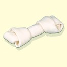 Os noué blanc, peau de buffle - Friandise pour chien