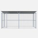 Chenil en kit mtal grillage - 4 x 2 m - MKS