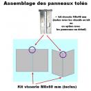 Kit 2 ou 3 branches pour fixations des panneaux tls - image 2