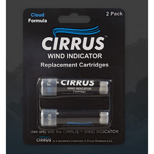 Cirrus, indicateur de vent et courant d'air