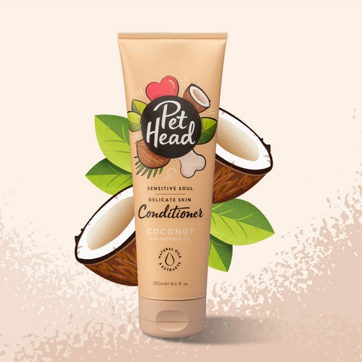 Après Shampoing Sensitive Soul, désodorisant parfum NOIX COCO 250 ml - PET HEAD