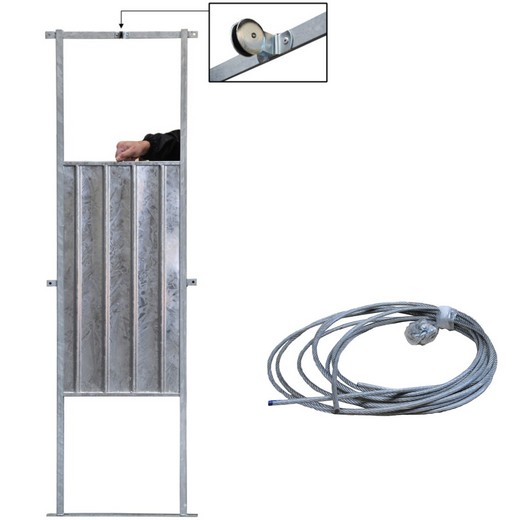 Trappe coulissante / guillotine renforcée MKS