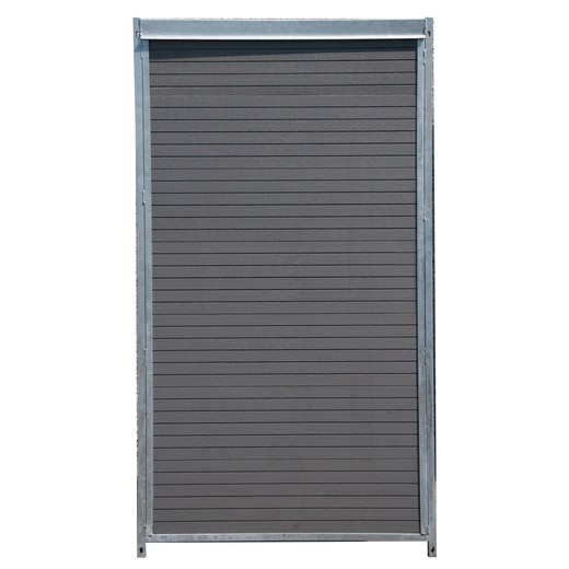 Panneau de chenil MKS en composite WPC - Gris