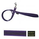 Laisse gomme avec poigne - Violet