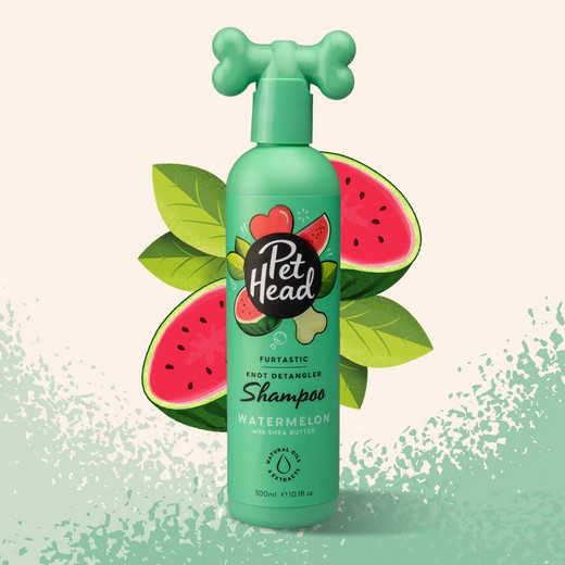 Shampoing Furtastic, désodorisant parfum PASTEQUE 300 ml - PET HEAD