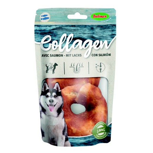Meilleurs prix pour BUBIMEX Donuts de collagène au saumon pour moyen et grand chien