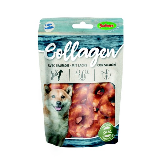 Meilleurs prix pour BUBIMEX Rings de collagène au saumon pour petit chien