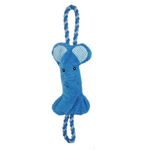 Peluche avec corde, un jouet deux en un pour chien Peluche avec corde, un jouet deux en un pour chien