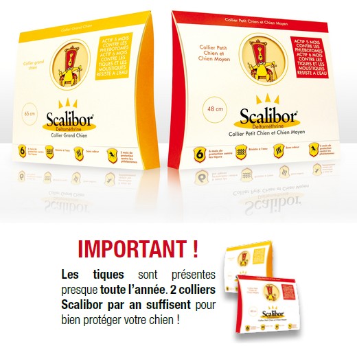 Scalibor collier antiparasitaire pour chien