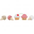 Glace et cupcake en peluche