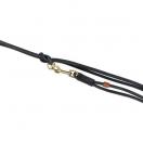 Laisse rglable Pure  couture ronde - noir - image 2
