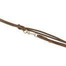 Laisse rglable Pure  couture ronde - brun - image 2