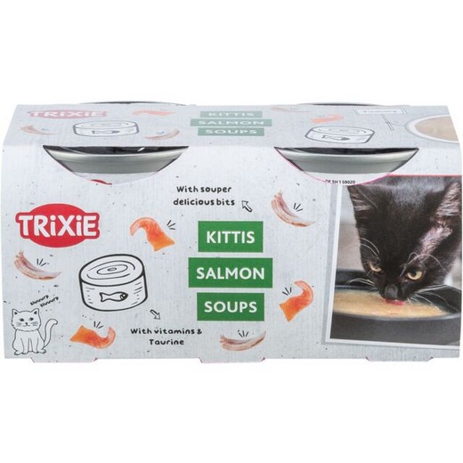 Soupe au Poulet et au Saumon
