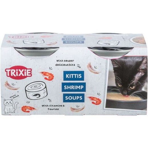 Soupe au poulet et crevettes