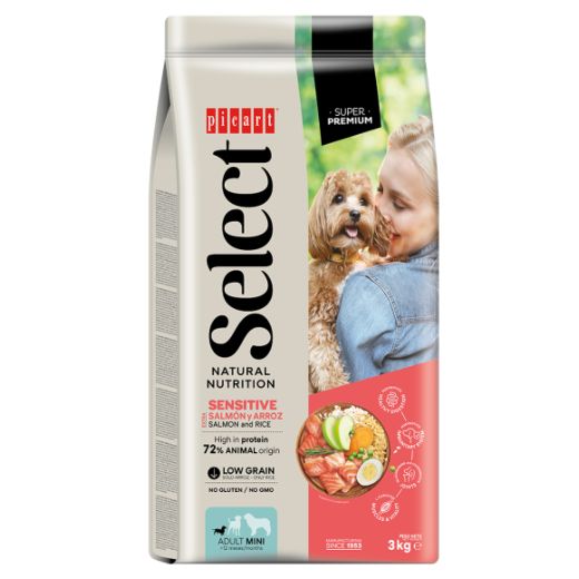 Select Mini Adult - Saumon et riz Select Mini Adult - Saumon et riz