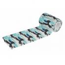 Bandage autocollant bleu camouflage