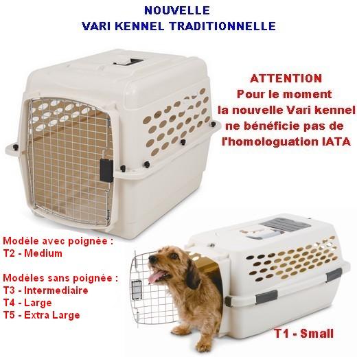 Cage de transport Vari Kennel Traditionnelle. Caisse transport pour chien  et chat. Morin : Accessoires pour le transport et le voyage en voiture,  train ou en avion des chiens et chats