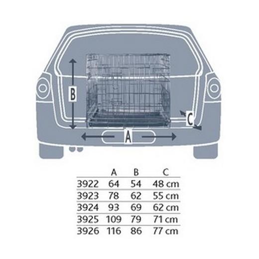 Cage de transport pliante double en Cordura / Nylon adaptée aux chiens et  aux chats. Morin : Accessoires pour le transport et le voyage en voiture,  train ou en avion pour chien