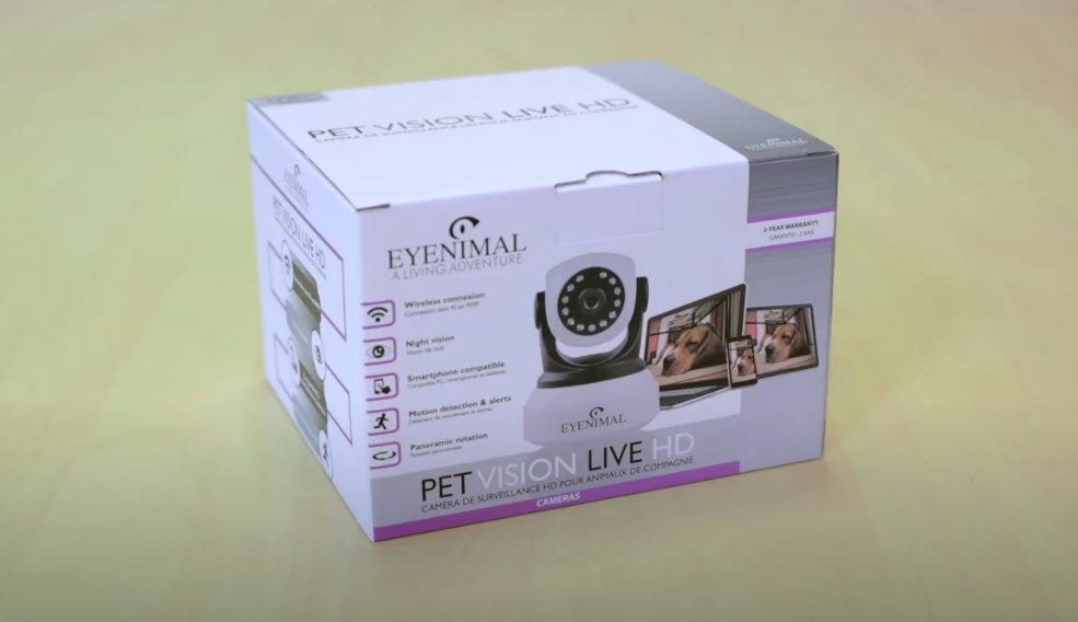 Tutorial Camra de surveillance Pet Vision Live HD